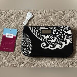 GIGI HILL SMALL SCARLET NOIR MAKEUP BAG NWT BUNDLE2SAVE